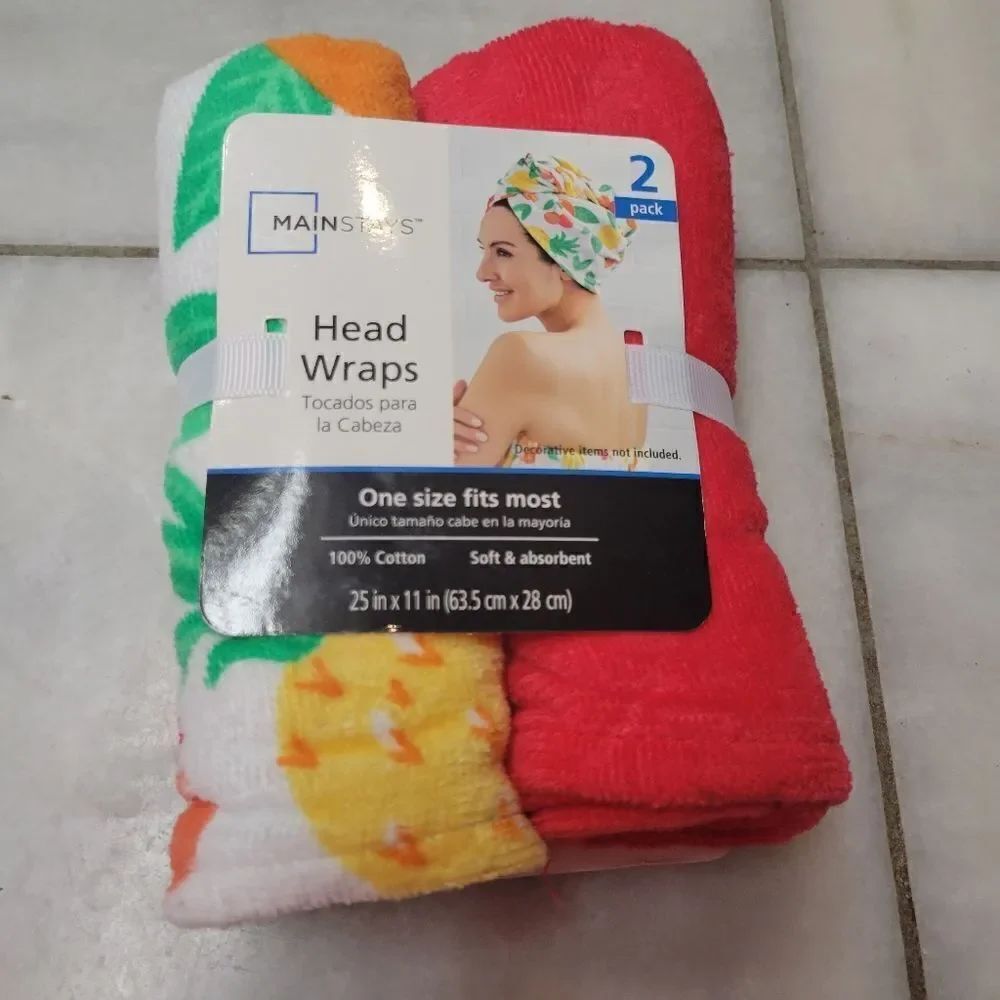 Mainstay Ladies  Head Wraps 2 pack New in Package
